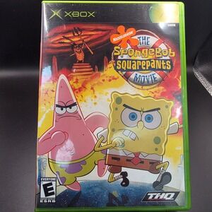 The SpongeBob SquarePants Movie Xbox Game Original Case Disc